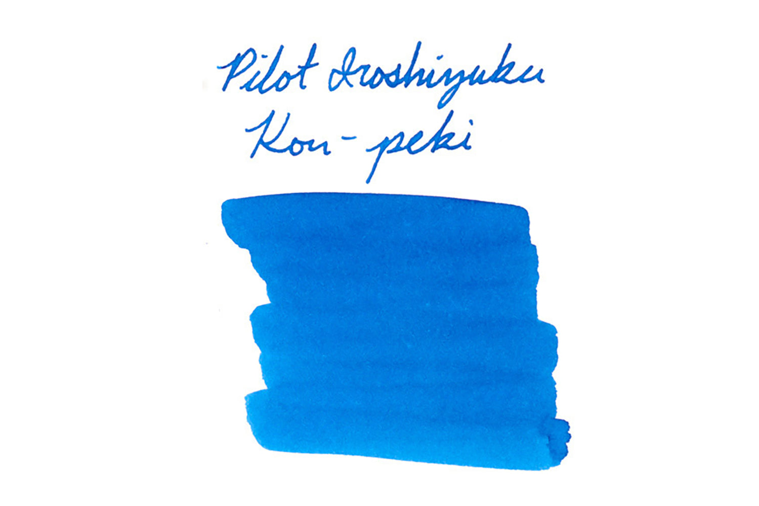 Pilot Ink-15 Iroshizuku Kon-peki (Deep Cerulean Blue) - Image 2