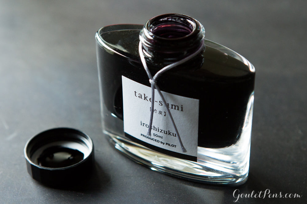 Pilot Iroshizuku Take-sumi (Bamboo Charcoal – Black) Fountain Pen Ink –  50mL Bottle – The Nibsmith