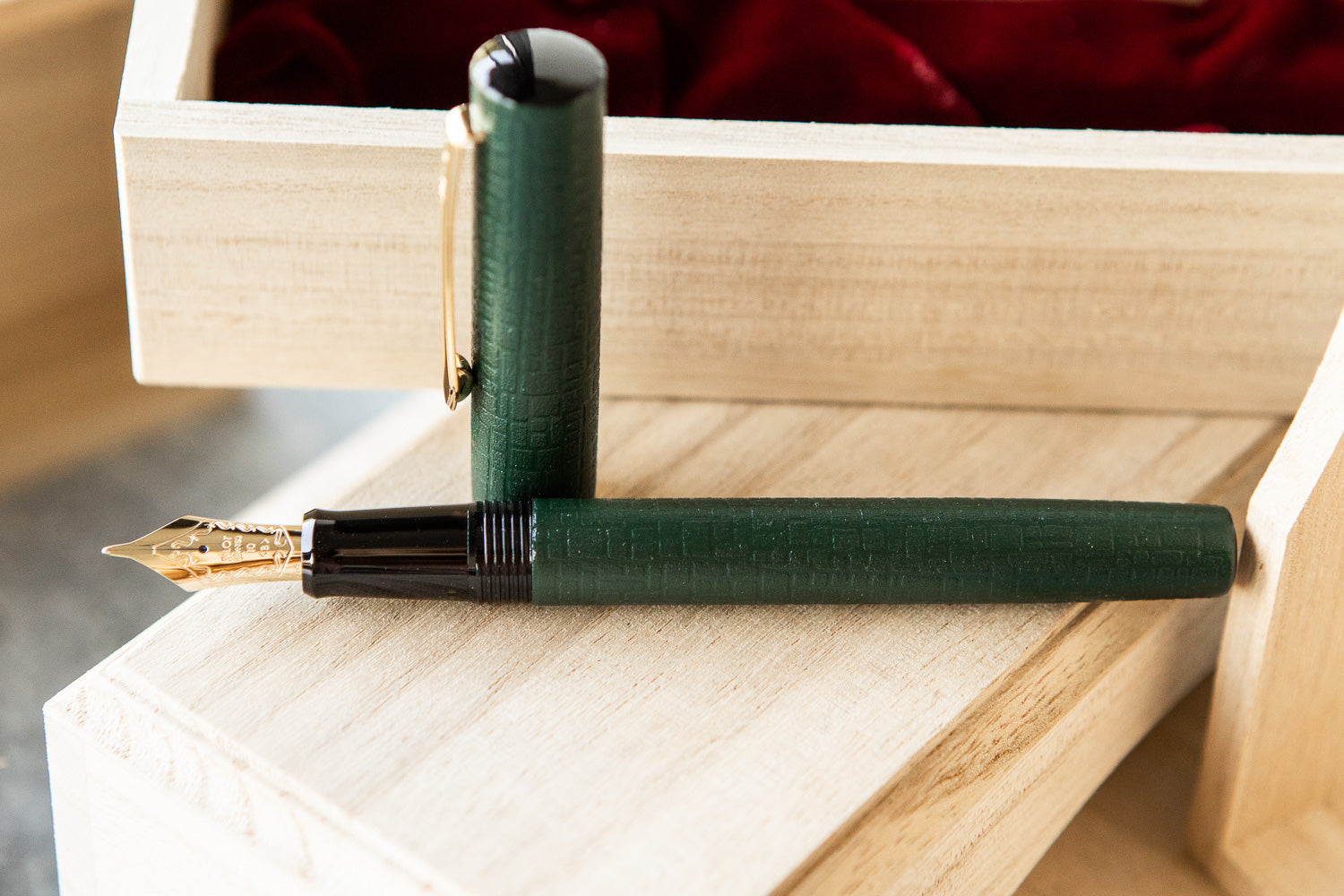 Pilot Ishime Fountain Pen Hunter Green The Goulet Pen Company