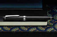 Pilot Justus 95 Fountain Pen - Black/Rhodium