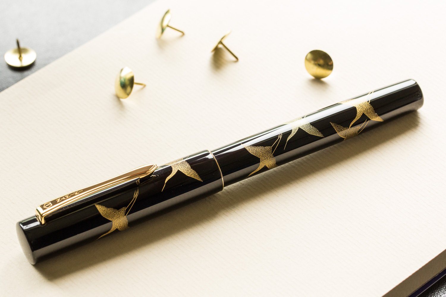 Namiki Chinkin Crane Fountain Pen - Ảnh 2
