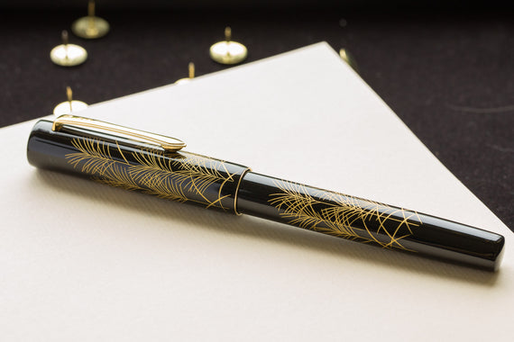 Namiki Chinkin Fountain Pen - Silver Grass