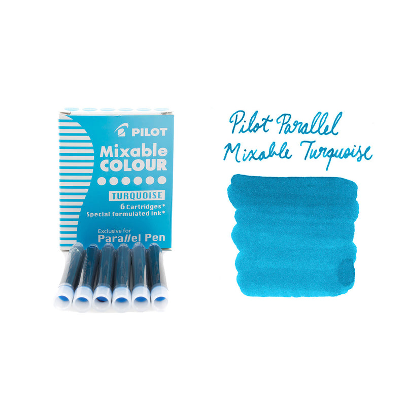 Pilot Parallel Mixable Colour Turquoise - Fountain Pen Ink Cartridges ...