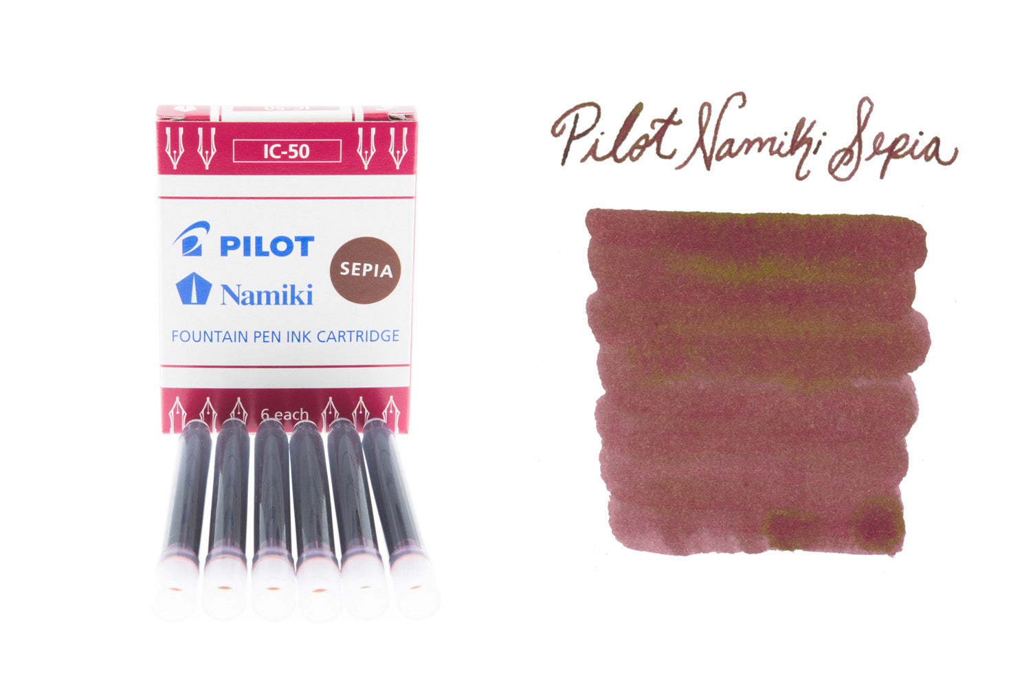 Pilot Namiki Sepia Pen Cartridges - The Goulet Pen Company
