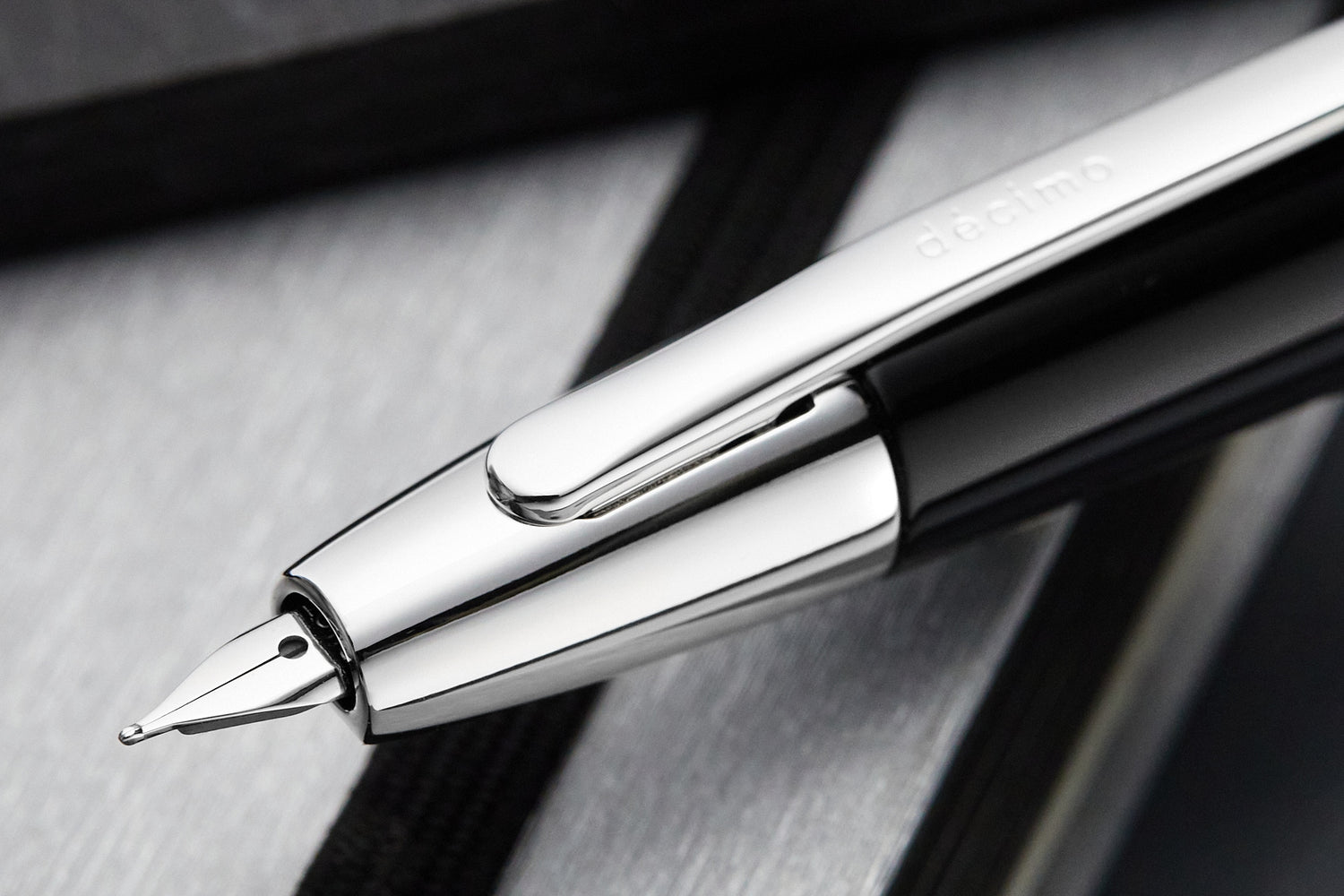 Pilot Vanishing Point Decimo Fountain Pen - Black - The Goulet Pen Company