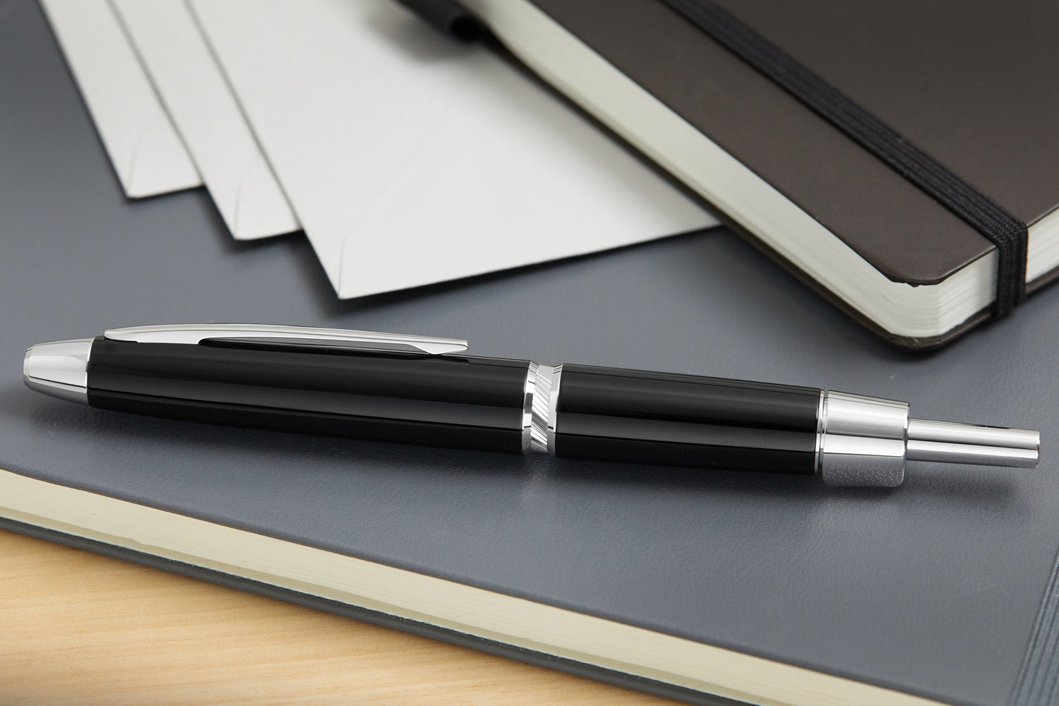 Pilot Vanishing Point LS Fountain Pen - Black with Rhodium Trim - Anderson  Pens, Inc.