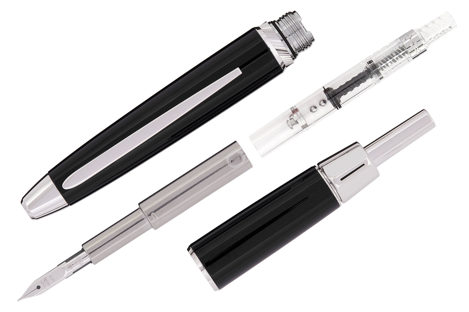 Pilot Vanishing Point LS Fountain Pen - Black with Rhodium Trim - Anderson  Pens, Inc.