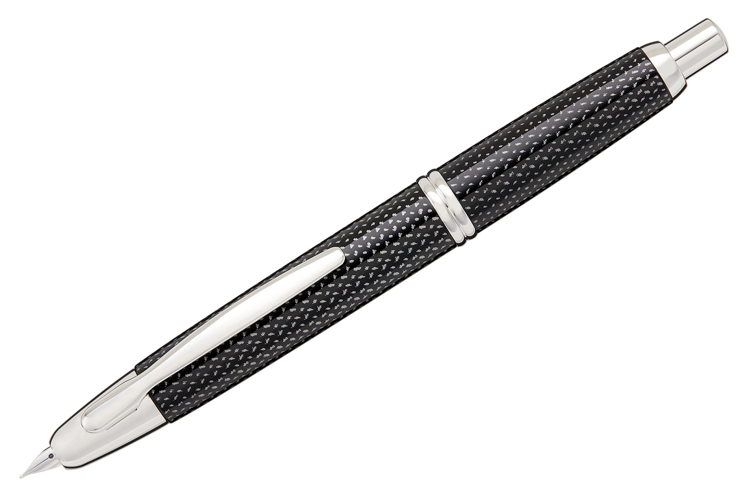 Vanishing Point Fountain Pen | Blue Carbonesque