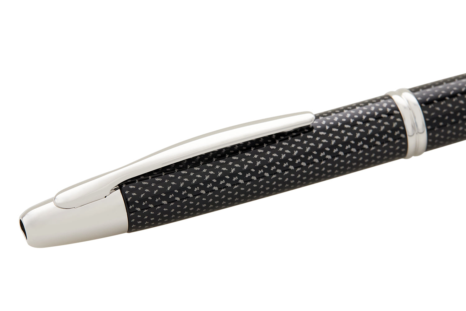 Pilot Vanishing Point Black Carbonesque Fountain Pen - Medium