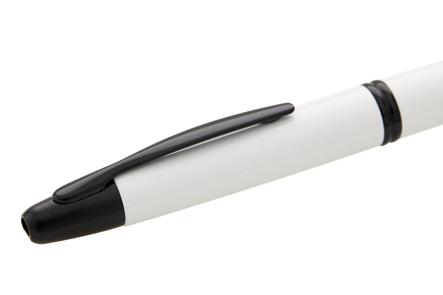 Pilot Capless - Matte White PVD Fountain Pen with Black Ion-Plated 18K Gold Nib - Image 2