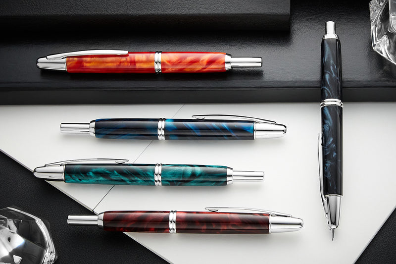 Pilot Vanishing Point SE Fountain Pen - Marble Blue