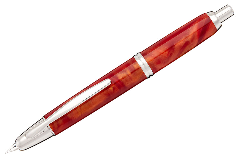 Pilot Vanishing Point SE Fountain Pen - Marble Orange