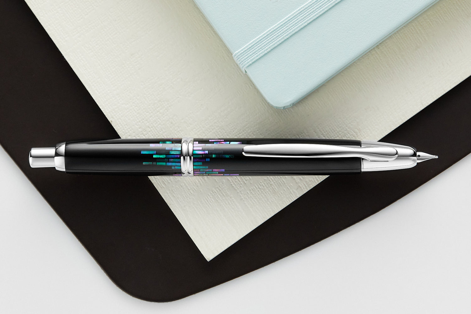 Pilot Vanishing Point Fountain Pen - Stripes - Medium