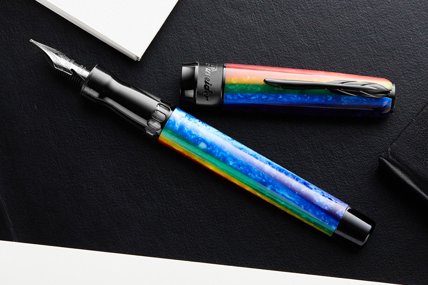 Pineider Arco Rainbow Fountain Pen Soft Extra Fine