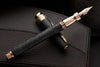 Pineider Forged Carbon Fountain Pen - Rose Gold Trim (Limited Edition)