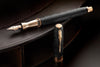 Pineider Forged Carbon Fountain Pen - Rose Gold Trim (Limited Edition)
