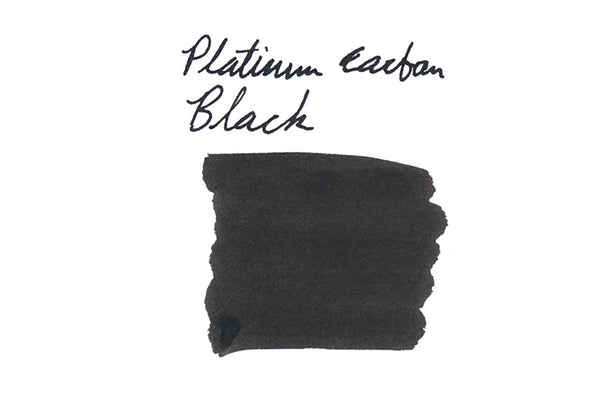 Platinum carbon black ink vs Extra Fine Pilot nib 