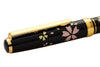 Platinum Kanazawa Leaf Fountain Pen - Swirling Petals of Cherry Blossoms