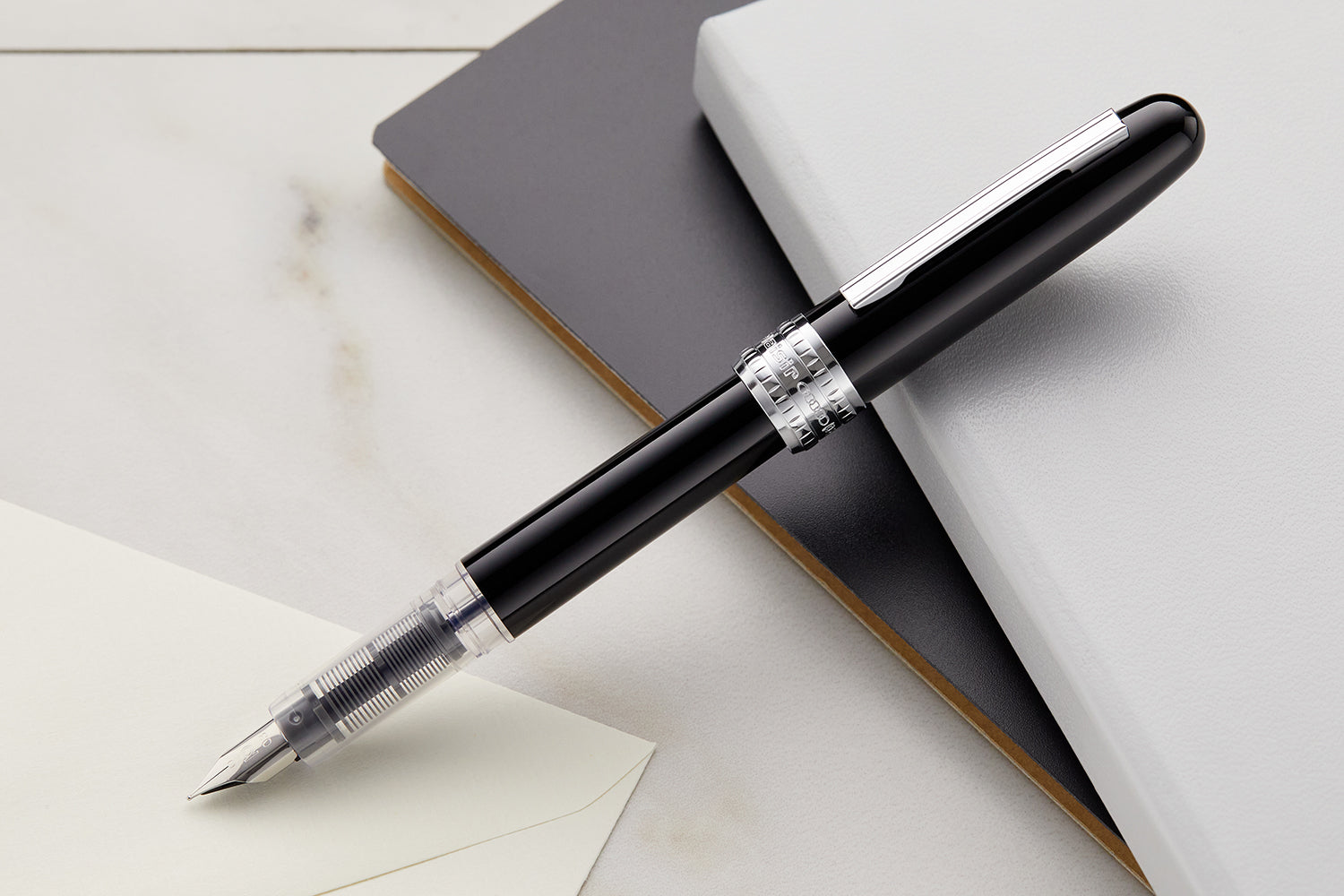 Platinum Plaisir Fountain Pen PGB-1000 BLACK - Image 3