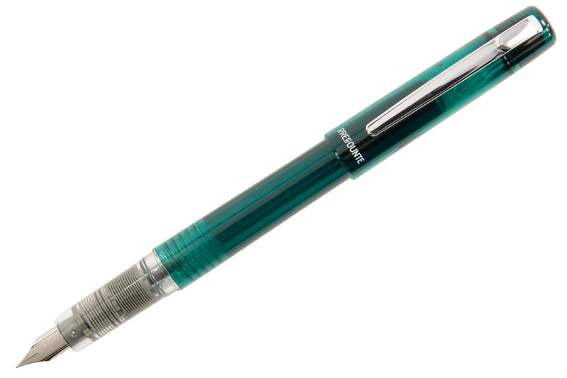 Platinum Prefounte Fountain Pen - Dark Emerald