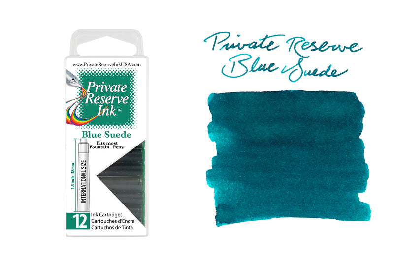 Private Reserve Blue Suede - Ink Cartridges