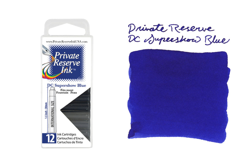Private Reserve DC Supershow Blue - Ink Cartridges