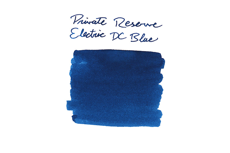 Private Reserve Electric DC Blue - Ink Sample
