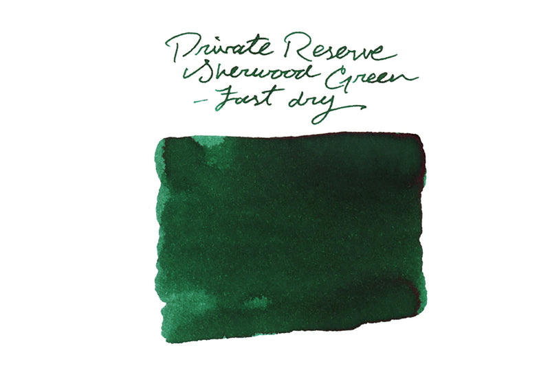 Private Reserve Sherwood Green Fast Dry - Ink Sample