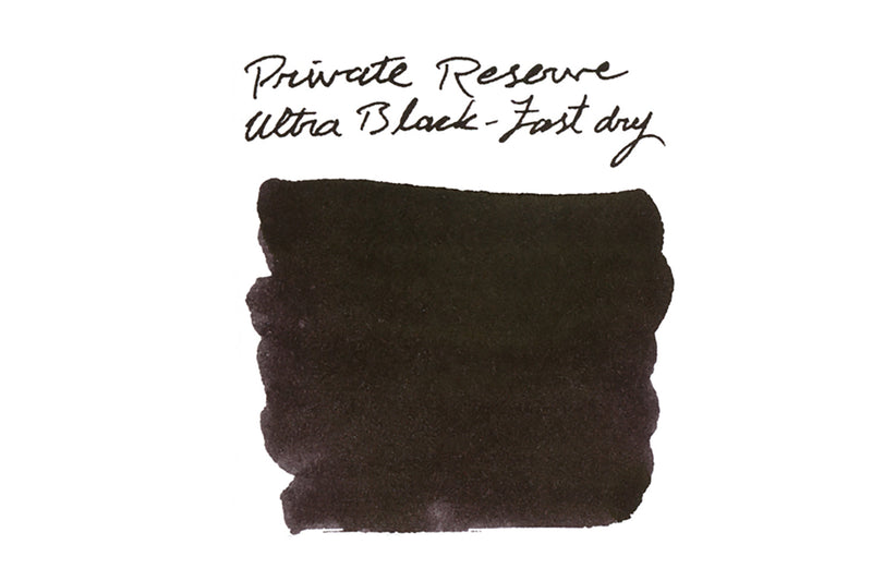 Private Reserve Ultra Black Fast Dry - Ink Sample