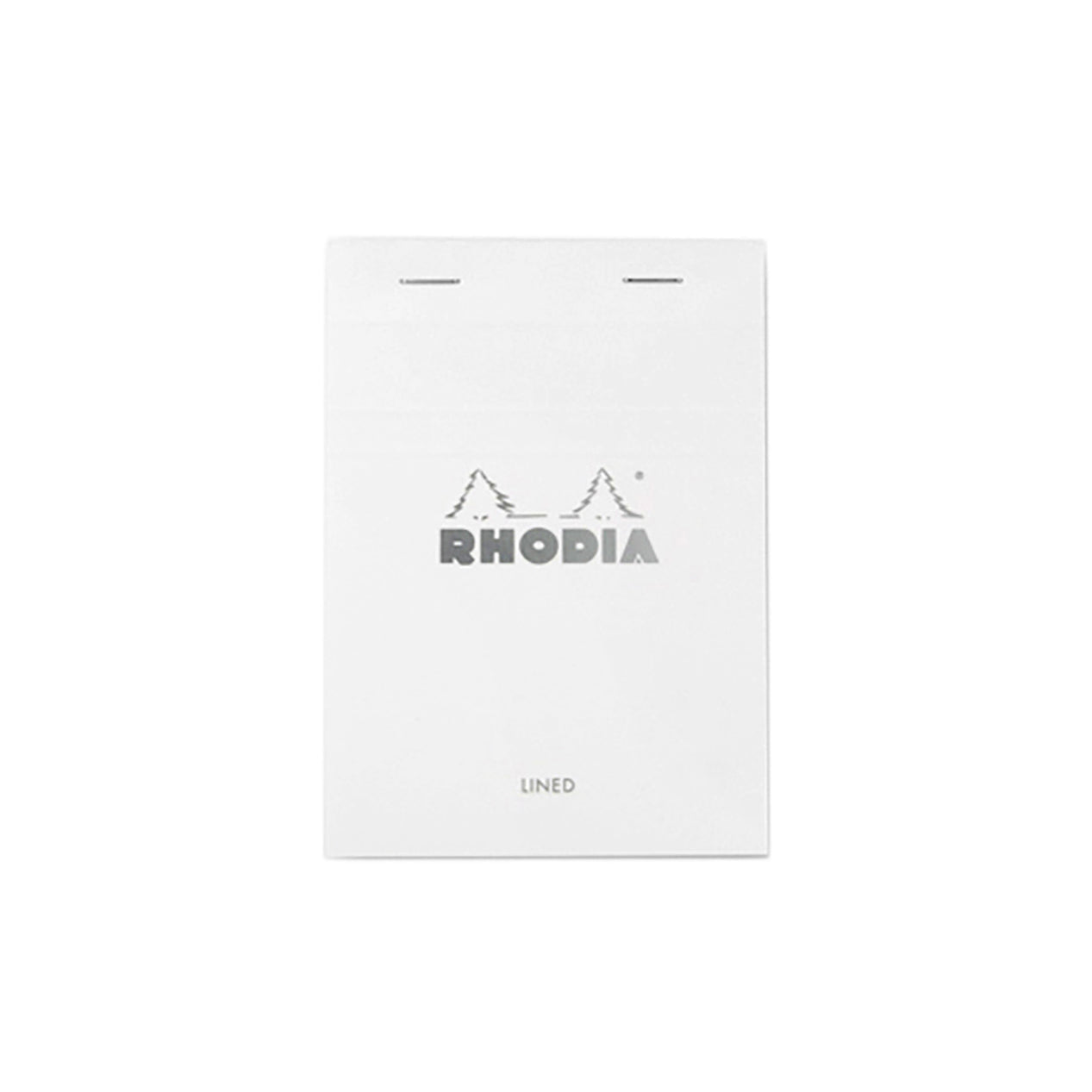 Rhodia No. 13 A6 Notepad - Ice White, Lined - The Goulet Pen Company
