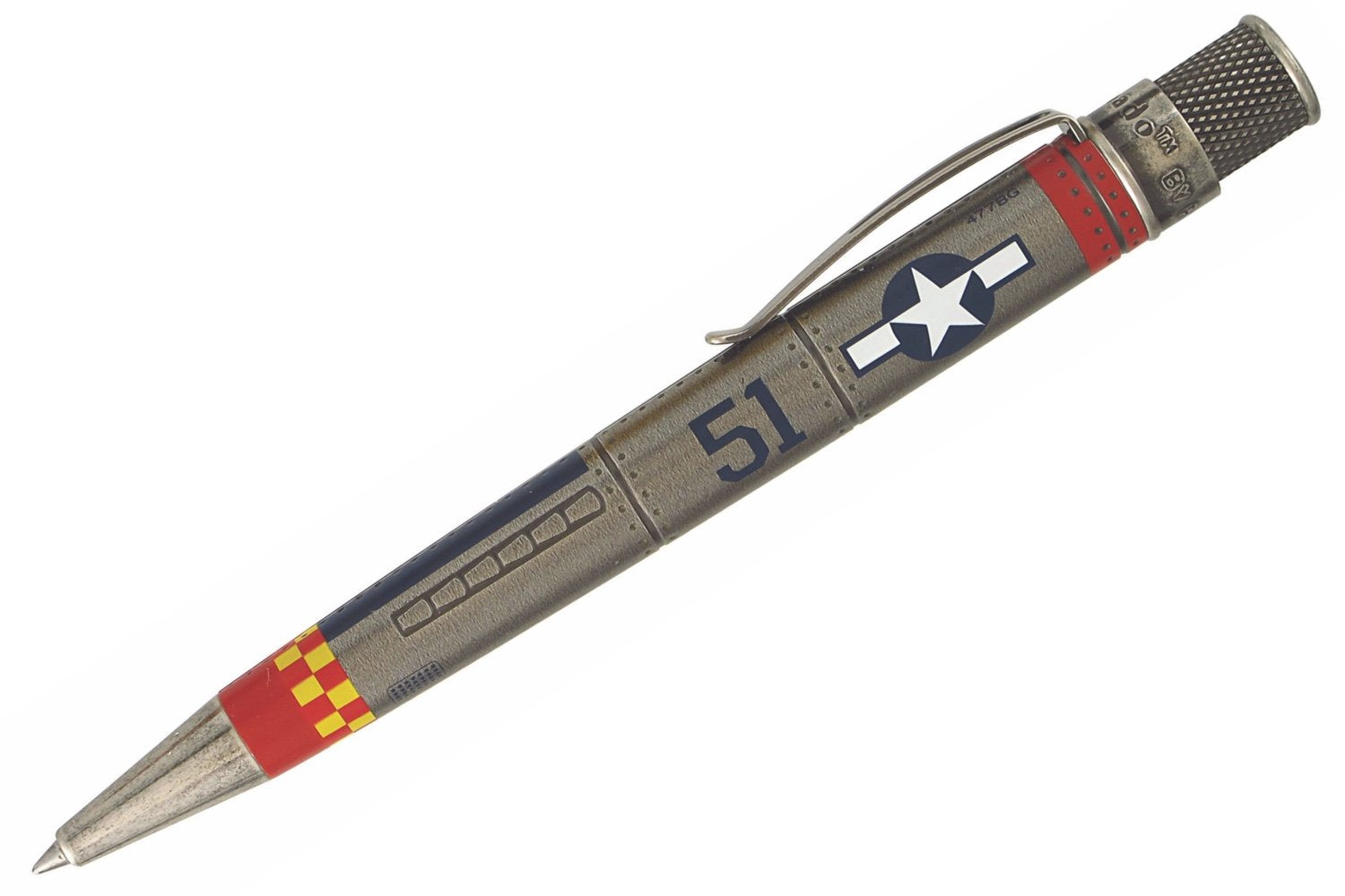 Retro 1951 Tornado Vintage Metalsmith Dr. Gray Glow in the Dark Roller - Pearl Grant Richmans Retro 1951 Tornado Vintage Metalsmith Dr. Gray Glow in the Dark Roller - Pearl Grant Richmans