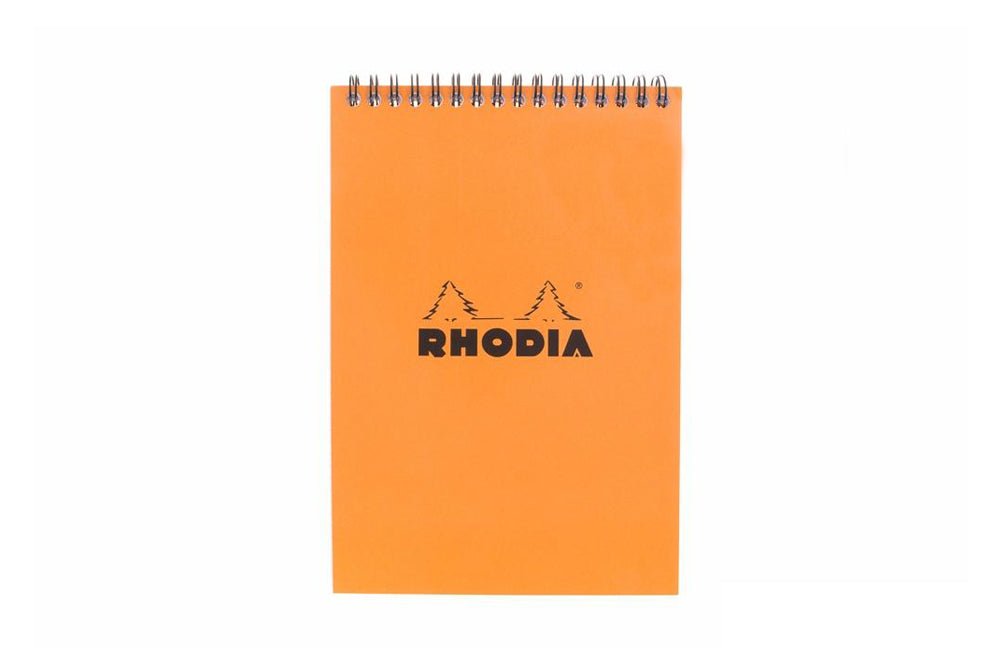 Rhodia No. 16 Top Wirebound A5 Notepad - Orange, Lined - The Goulet Pen  Company