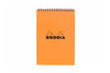 Rhodia No. 16 Top Wirebound A5 Notepad - Orange, Lined