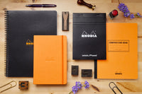 Rhodia Classic Wirebound Notebook - Black, Lined (8.86 x 11.69)