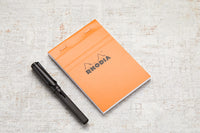 Rhodia No. 13 A6 Notepad - Orange, Graph