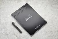 Rhodia No. 18 A4 Notepad - Black, Dot Grid