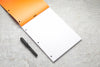 Rhodia No. 18 A4 Notepad - Orange, Lined with 3-Hole Punch