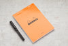 Rhodia No. 16 A5 Notepad - Orange, Blank