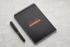 Rhodia No. 16 Top Wirebound A5 Notepad - Black, Lined