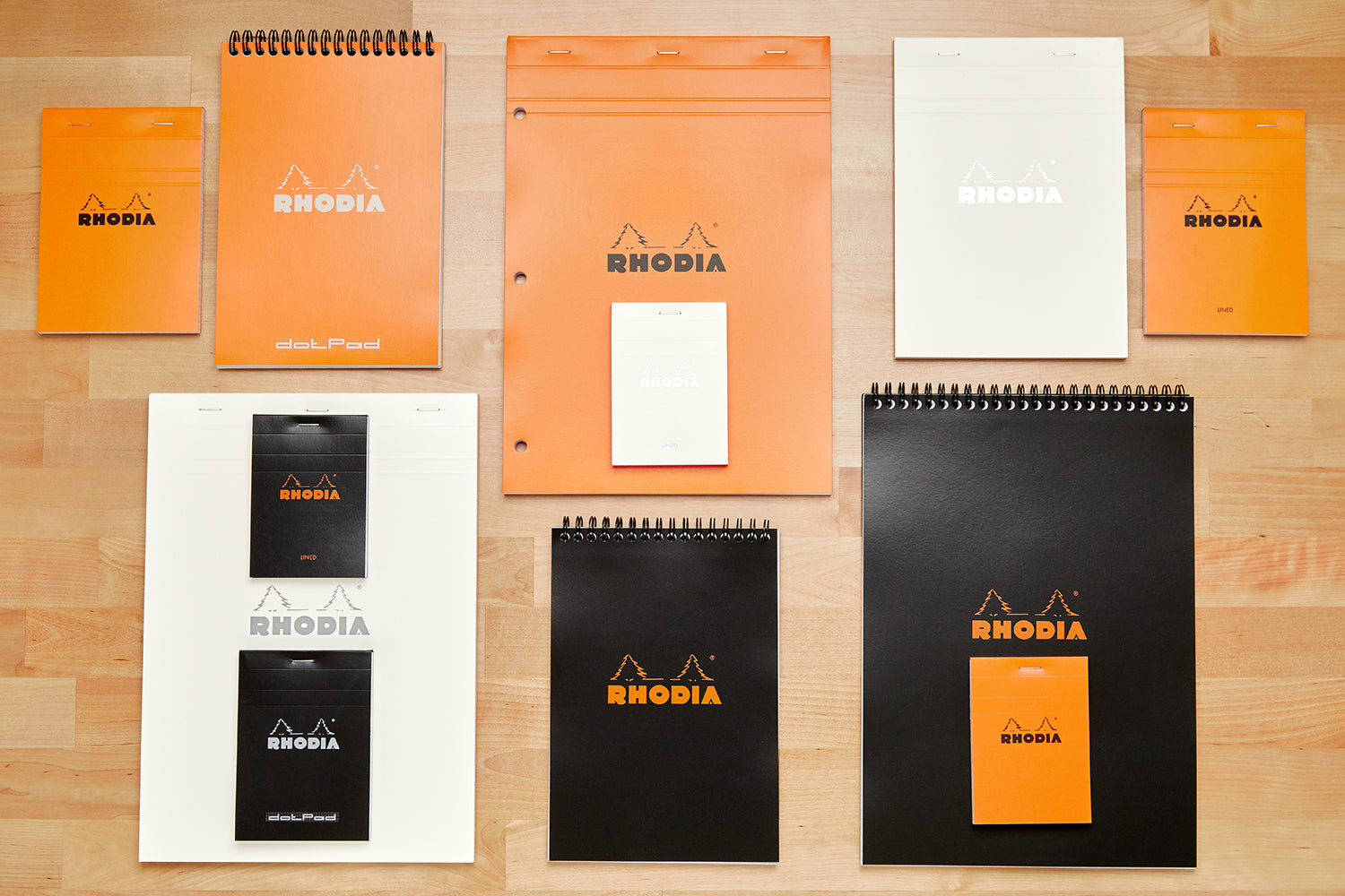 RHODIA Staplebound notebooks A5 lined - NOMADO Store
