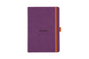 Rhodia Goalbook Dot Grid A5 Hardcover Journal - Purple (Ivory Paper)