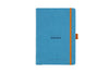 Rhodia Goalbook Dot Grid A5 Hardcover Journal - Turquoise (Ivory Paper)
