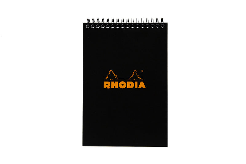 Rhodia No. 16 Top Wirebound A5 Notepad - Black, Graph