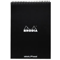 Rhodia No. 18 Top Wirebound A4 Notepad - Black, Dot Grid