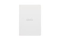 Rhodia Classic Side Staplebound A5 Notebook - Ice White, Graph