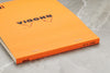 Rhodia No. 16 Premium A5 Notepad - Orange, Lined