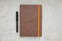 Rhodia Rhodiarama A5 Webnotebook - Chocolate, Lined