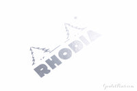 Rhodia Classic Side Staplebound A5 Notebook - Ice White, Lined
