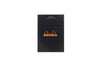 Rhodia No. 11 A7 Notepad - Black, Graph