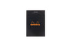 Rhodia No. 11 A7 Notepad - Black, Graph